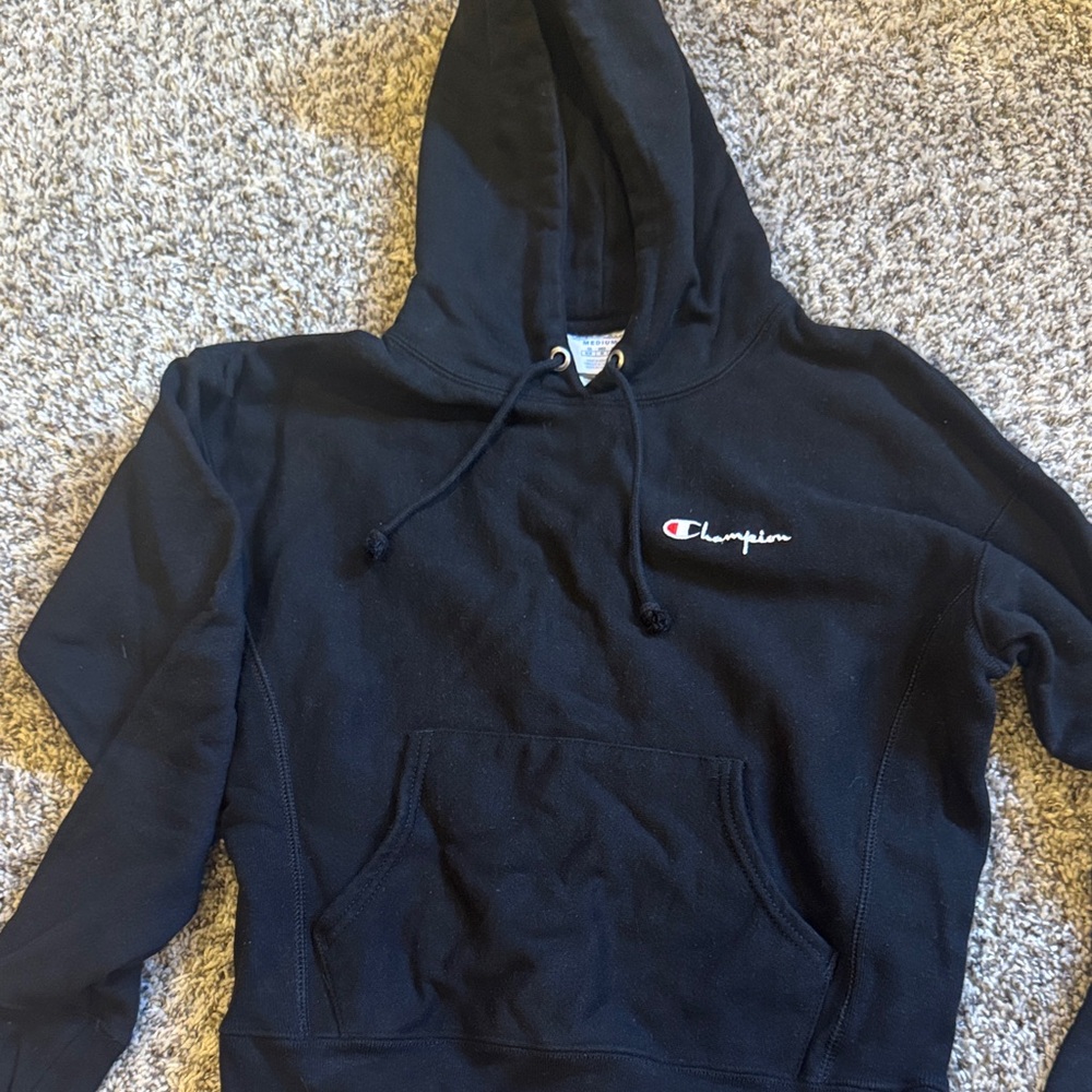 Champion Black Pullover Hoodie